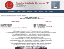 Tablet Screenshot of osk5.pl